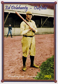 Ed Delahanty Baseball Card