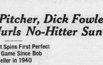 The First Canadian No-Hitter