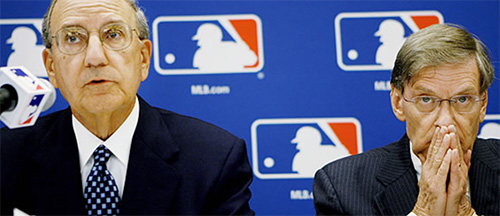 George Mitchell & Bud Selig Photo by Justin Lane